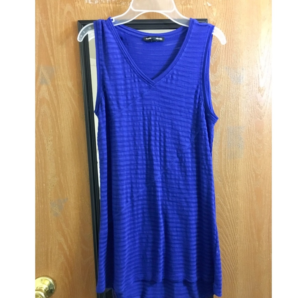 Blue long top